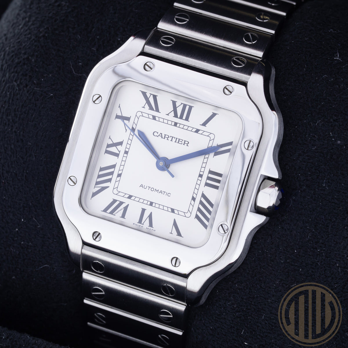 Cartier Santos De Cartier Medium | White Dial | Box and Papers | 2021