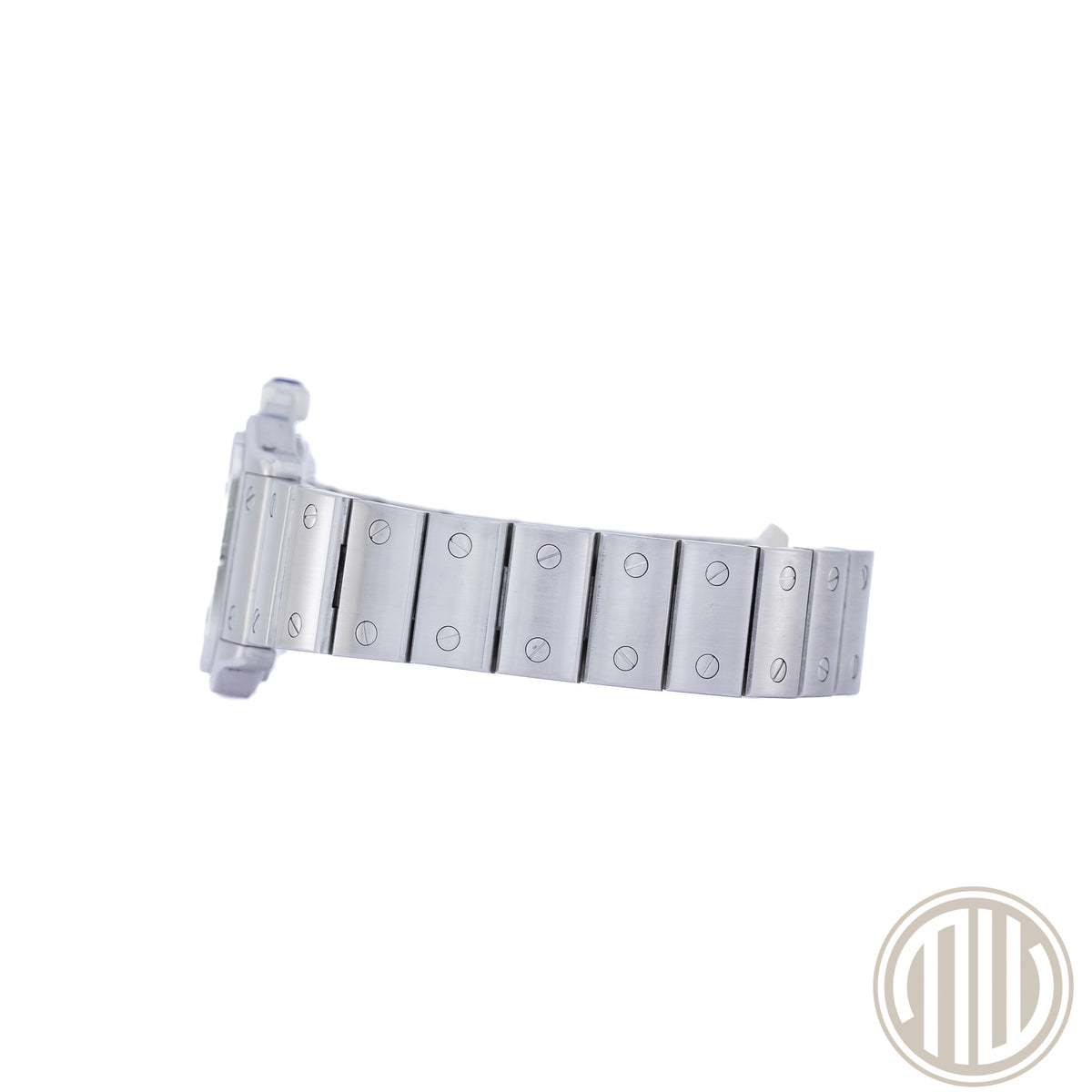 Cartier Santos Galbee White Roman Dial | Stainless-Steel | With Papers | 2010