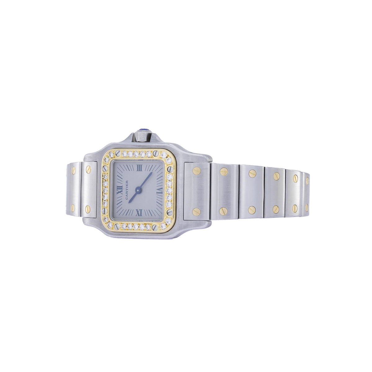 Cartier Santos Diamond Bezel Bicolor | New Cartier Service | 2 Years Cartier Warranty