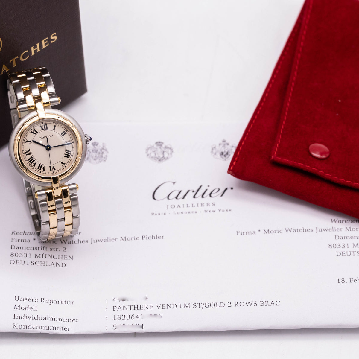 Cartier Cougar Panthere Ronde | New Cartier Service | 2 Years Cartier Warranty