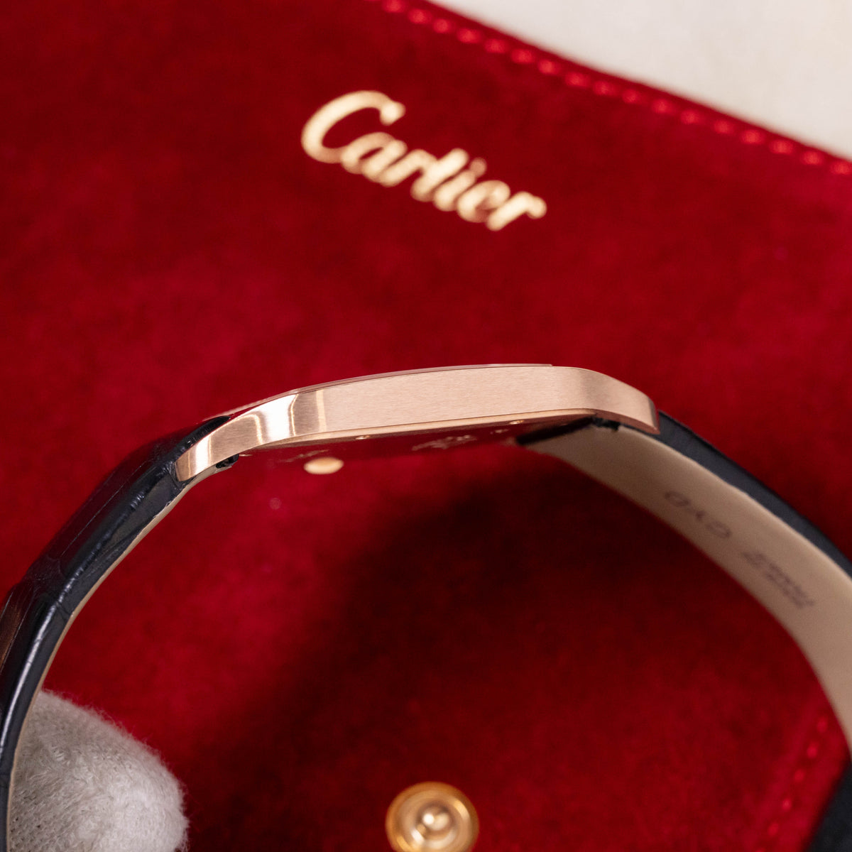 Cartier Santos Dumont 18kt Roségold | New Cartier Service | Cartier Warranty