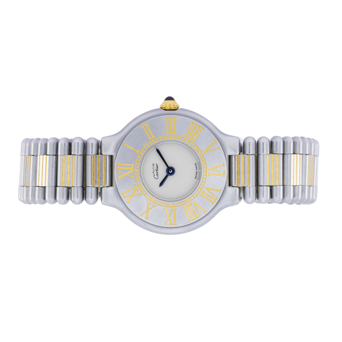 Cartier Must 28 mm cuarzo bicolor | Caja y Papeles | 1986 | 9010