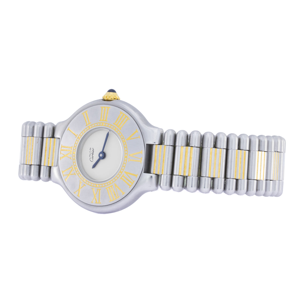 Cartier Must 28 mm cuarzo bicolor | Caja y Papeles | 1986 | 9010