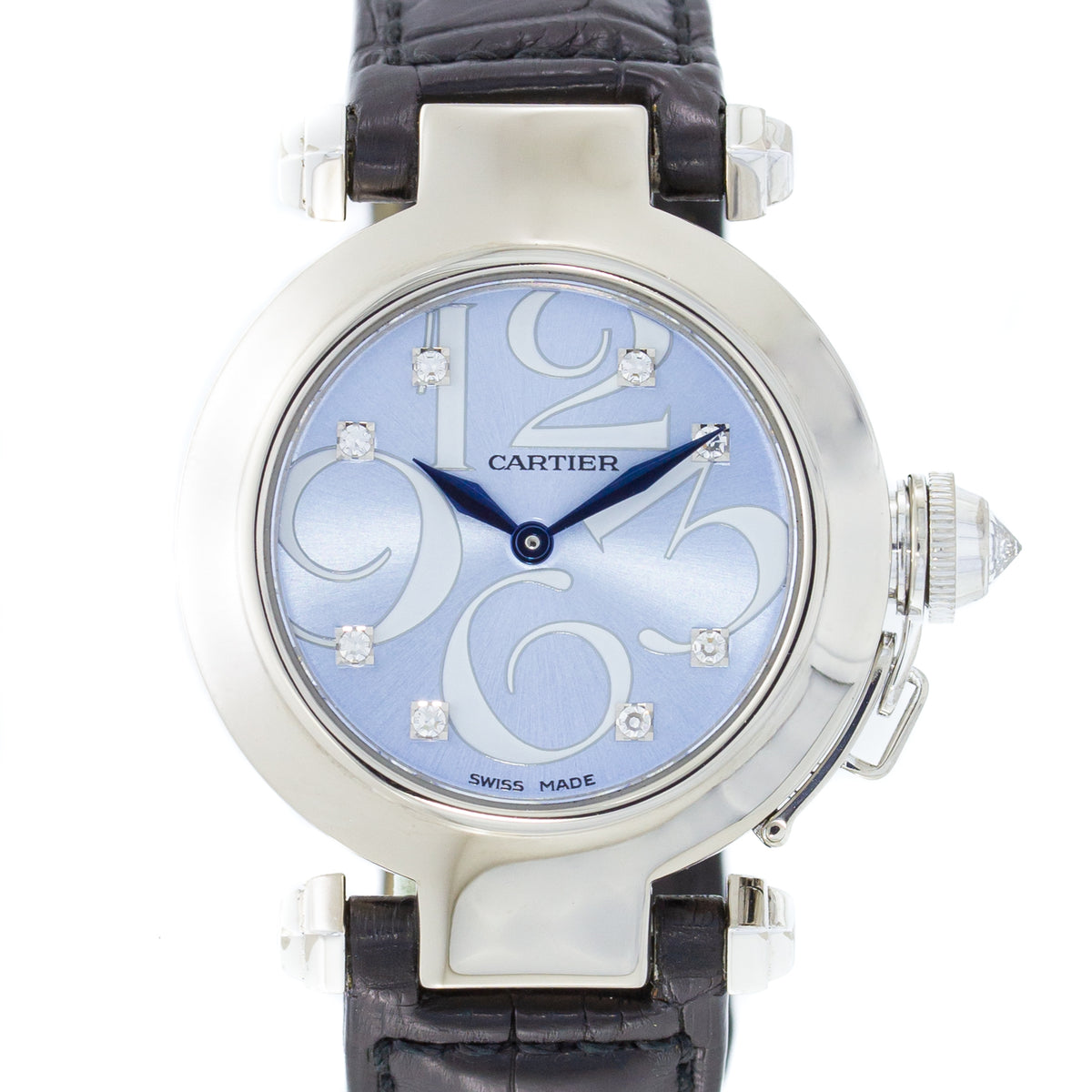 Cartier Pasha Lady | White Gold | Blue Diamond Dial | 2008 | 2813