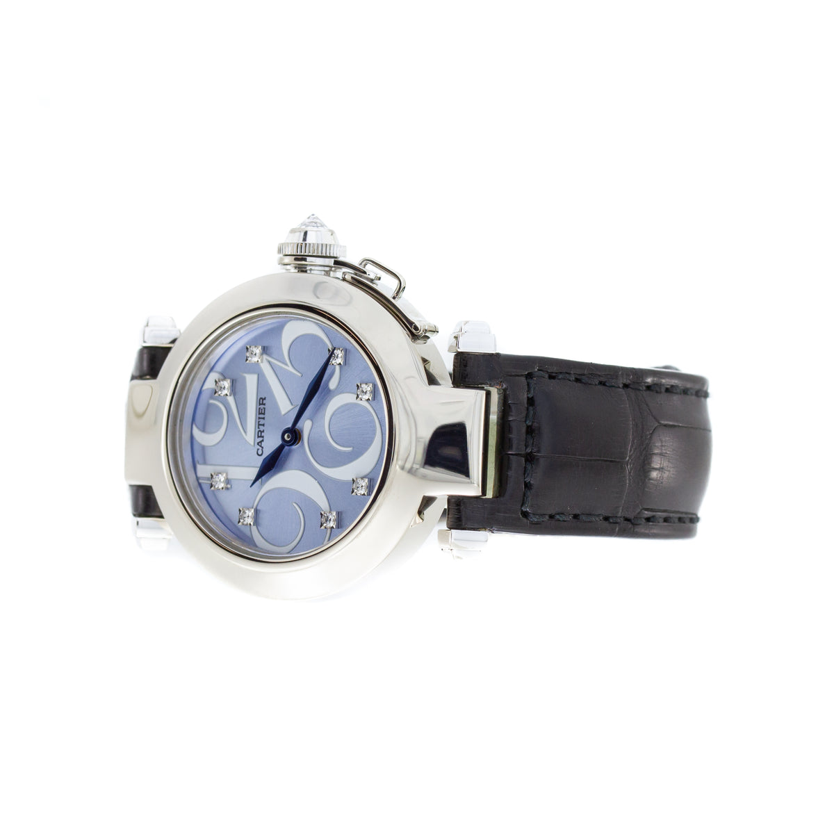 Cartier Pasha Lady | White Gold | Blue Diamond Dial | 2008 | 2813