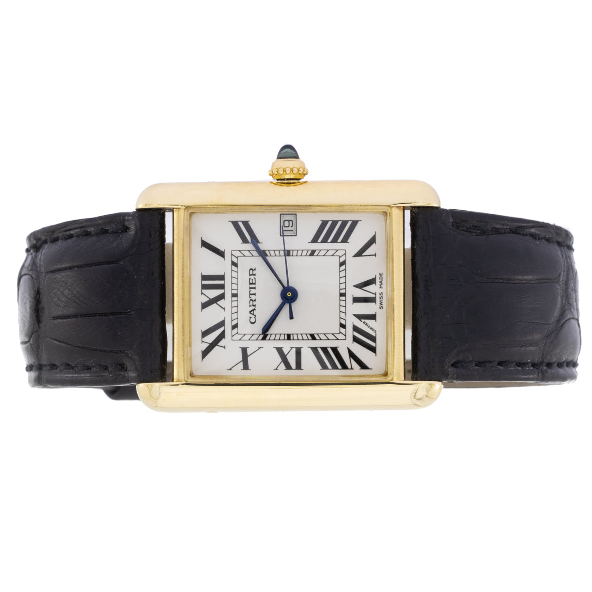 Cartier Tank Louis Cartier 18Karat Yellowgold | Quarz | White Dial | Ref: 2441