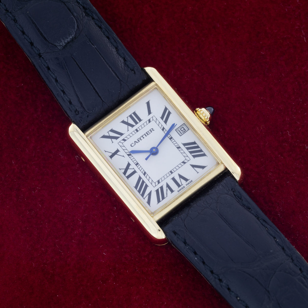 Cartier Tank Louis Cartier 18Karat Yellowgold | Quarz | White Dial | Ref: 2441