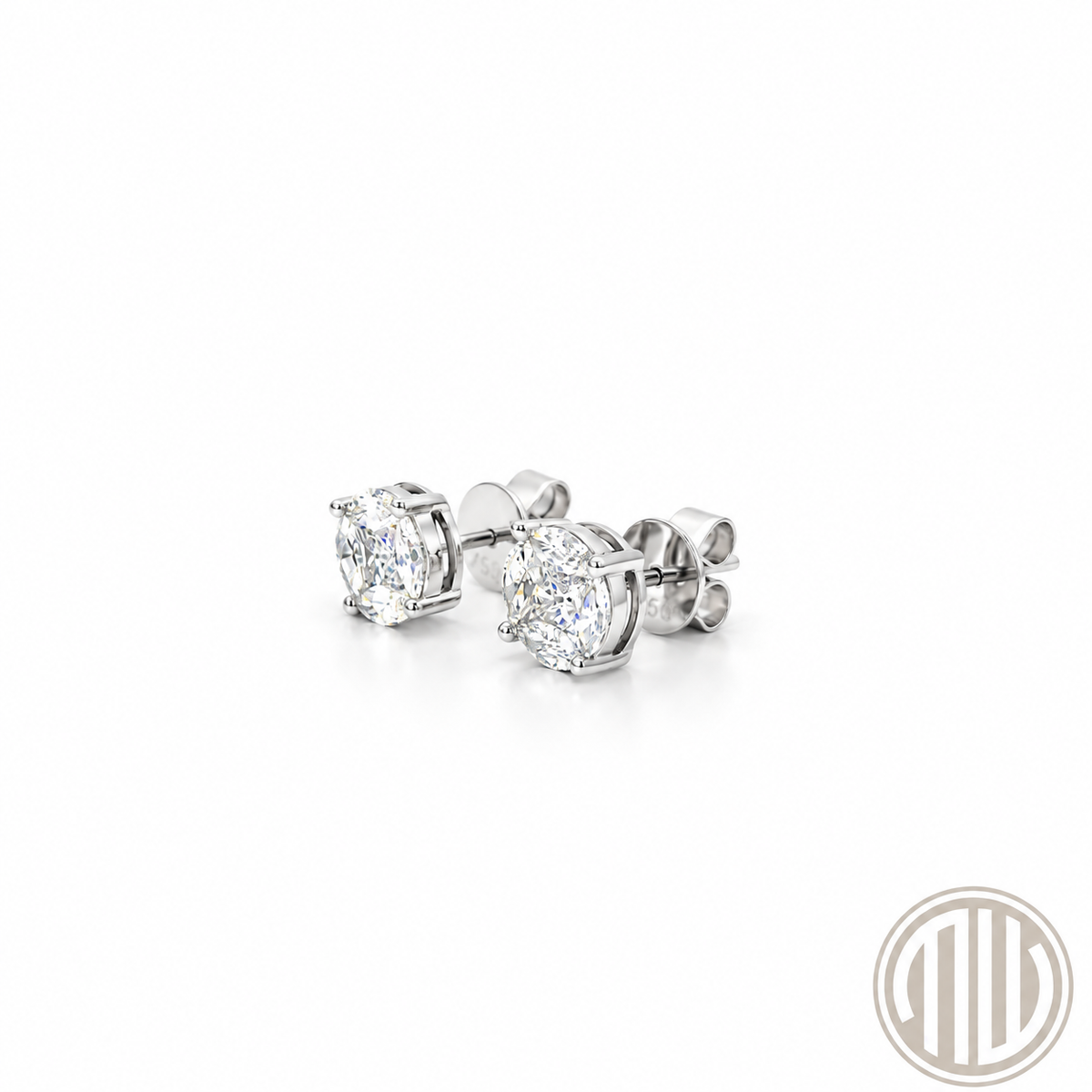 Diamant Ohrstecker/Earrings 750 Weißgold