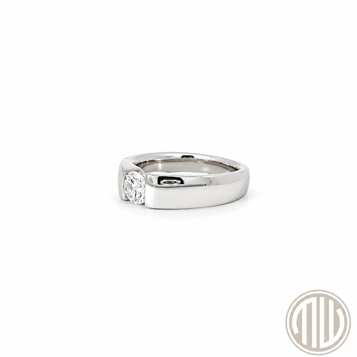 Diamant Ring 750 Weißgold 0.52ct