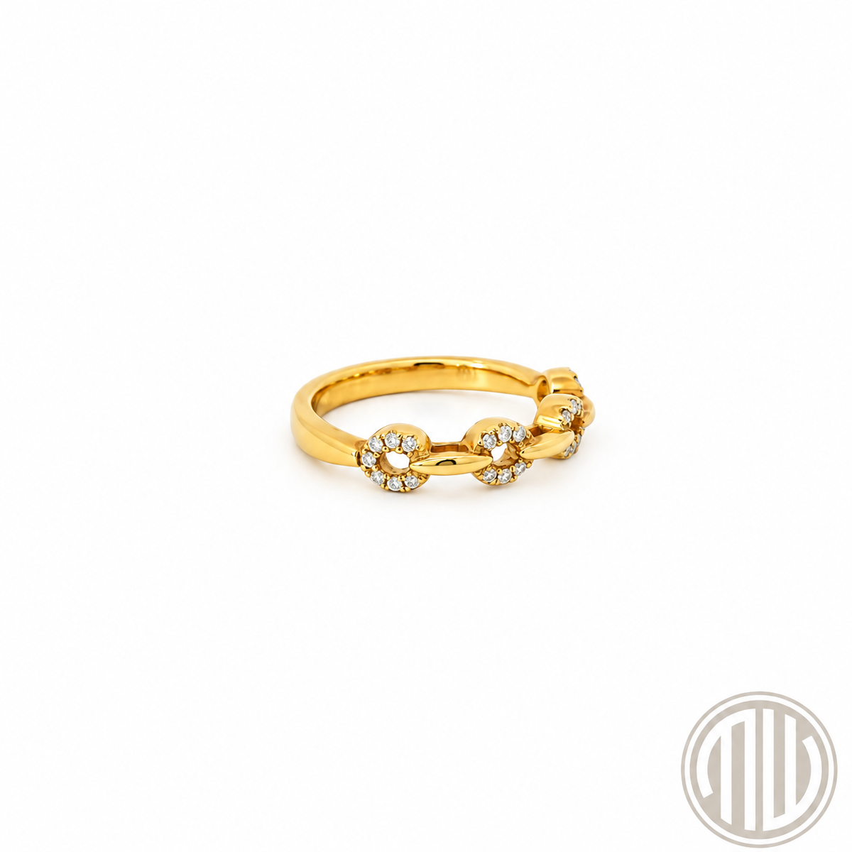 Diamant Ring 750 Gelbgold 0.24ct