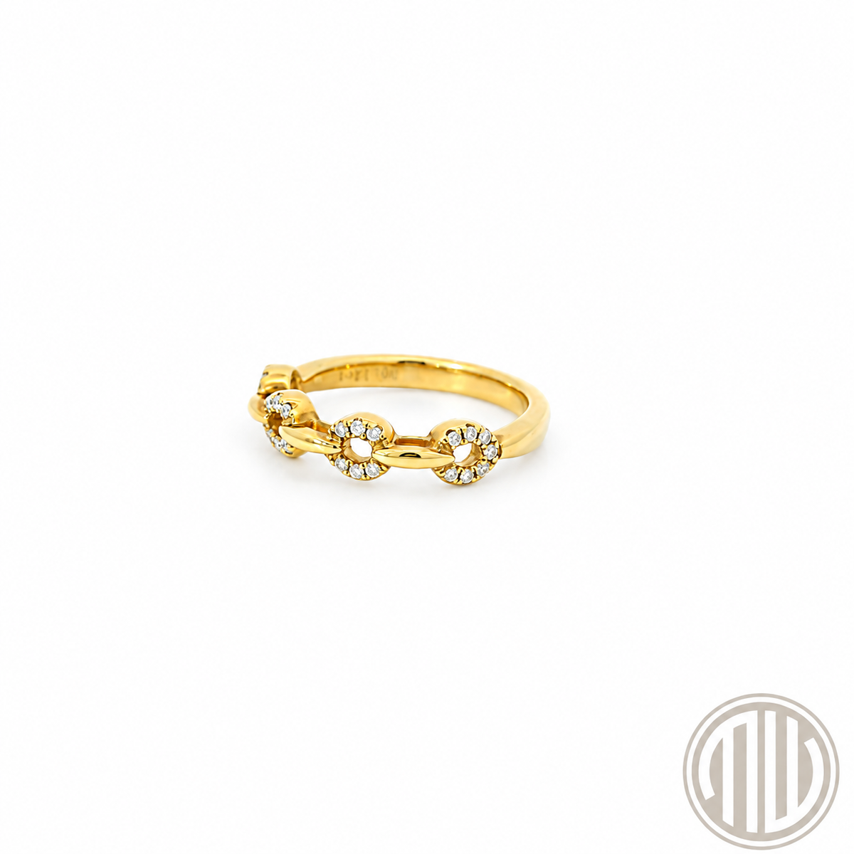 Diamant Ring 750 Gelbgold 0.24ct