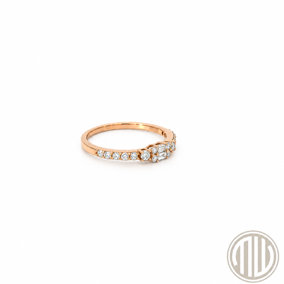 Diamant Ring 750 Roségold 0.43ct