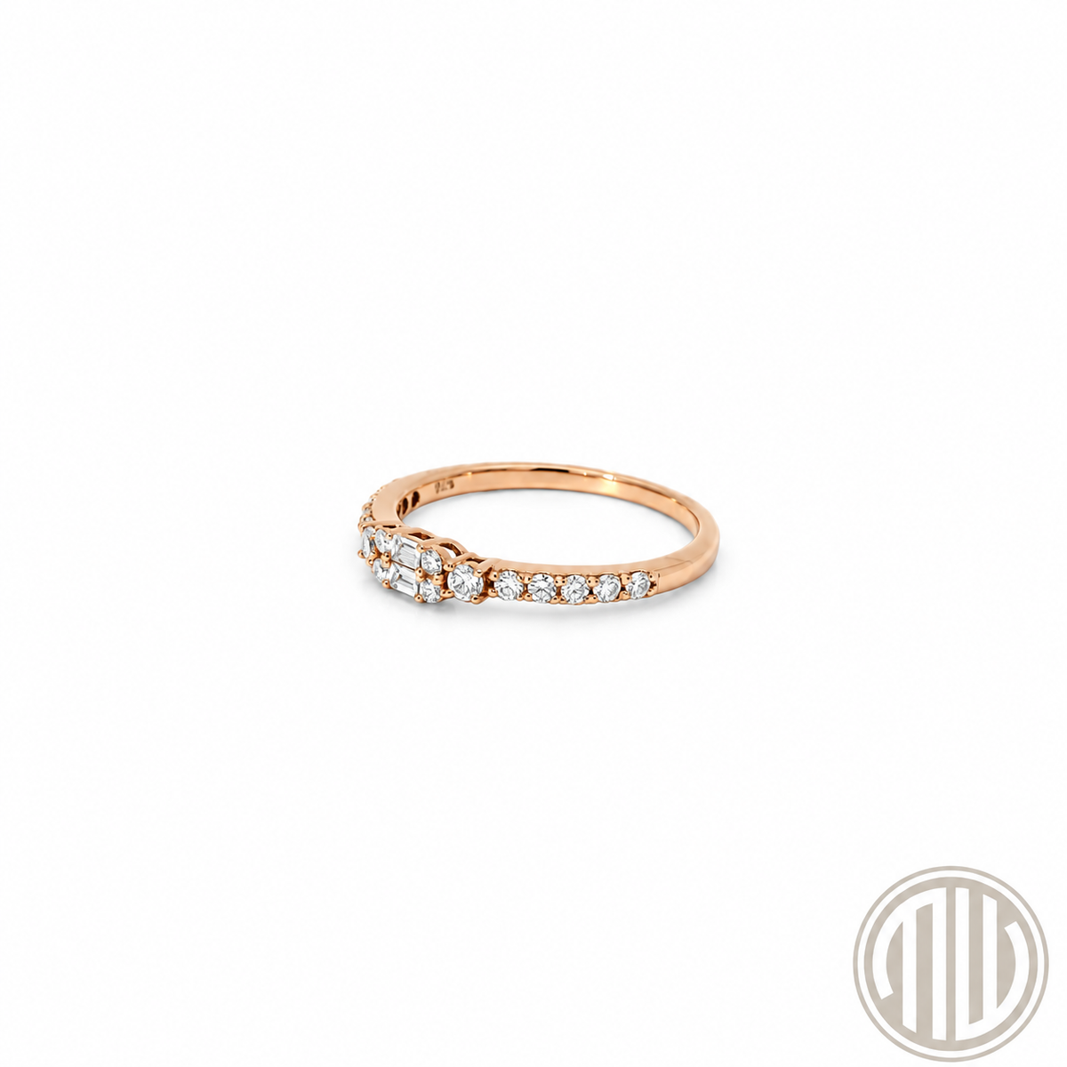 Diamant Ring 750 Roségold 0.43ct