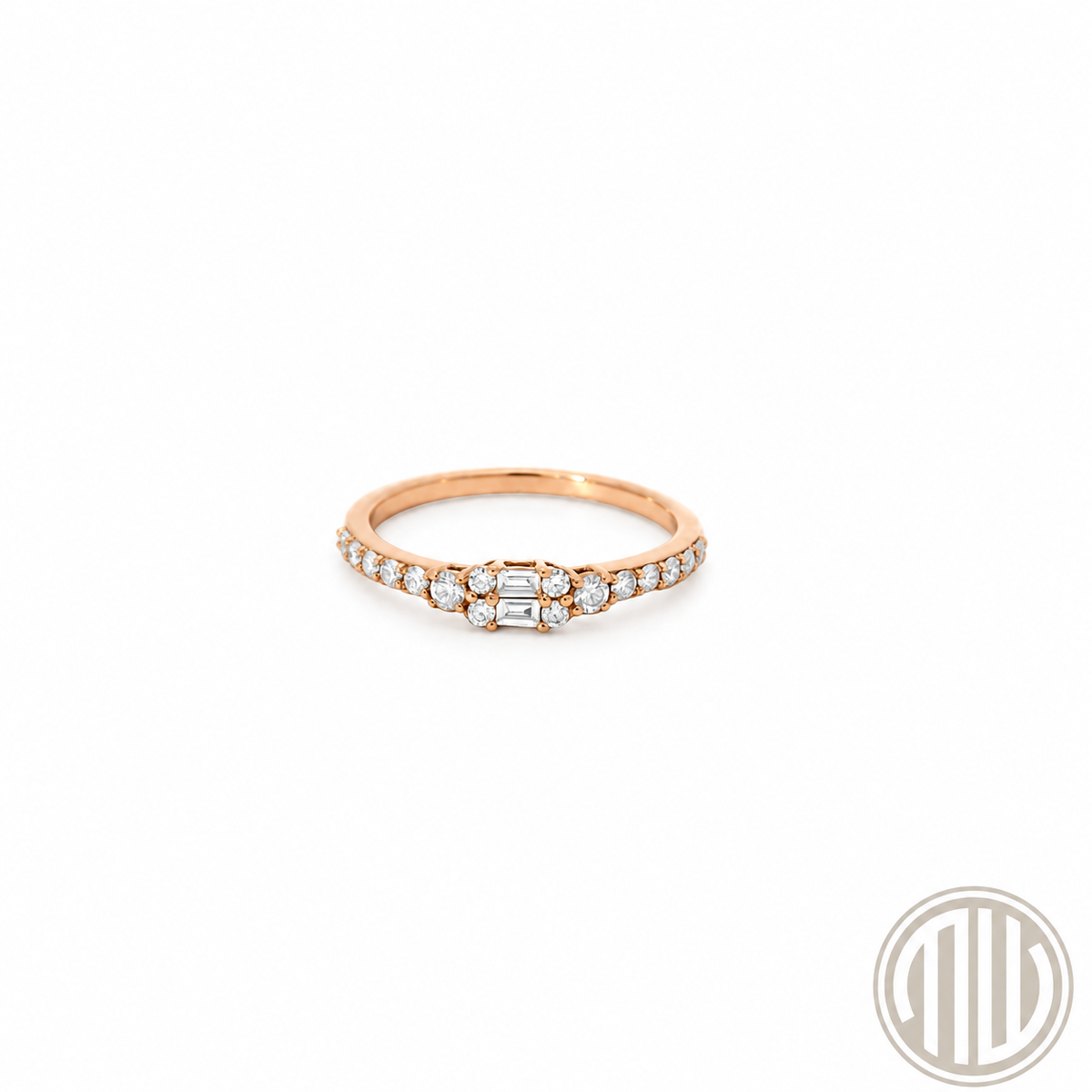 Diamant Ring 750 Roségold 0.43ct