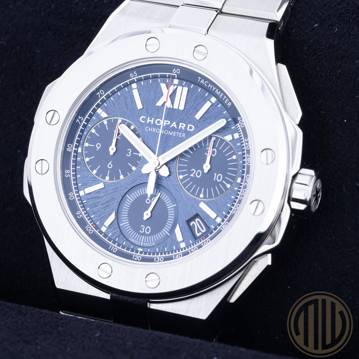 Chopard Alpine Eagle XL Chrono Blue Dial | Automatic | Stainless-Steel | Box and Papers