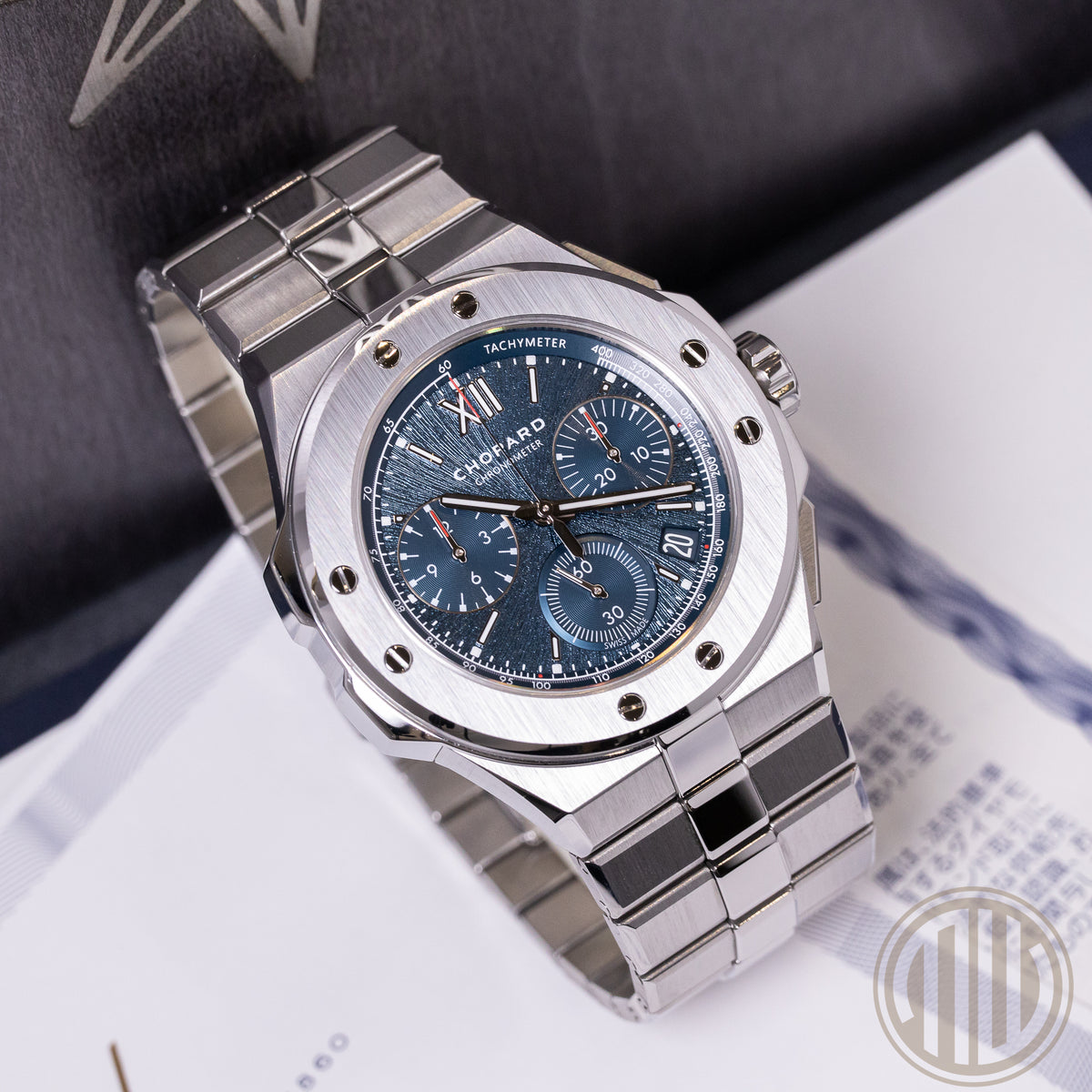 Chopard Alpine Eagle XL Chrono Blue Dial | Automatic | Stainless-Steel | Box and Papers