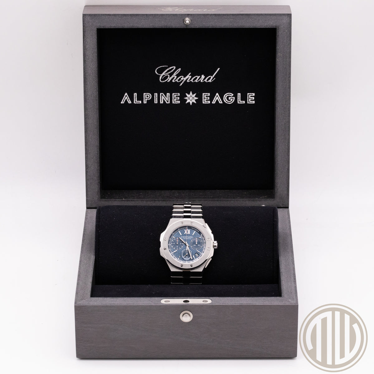 Chopard Alpine Eagle XL Chrono Blue Dial | Automatic | Stainless-Steel | Box and Papers