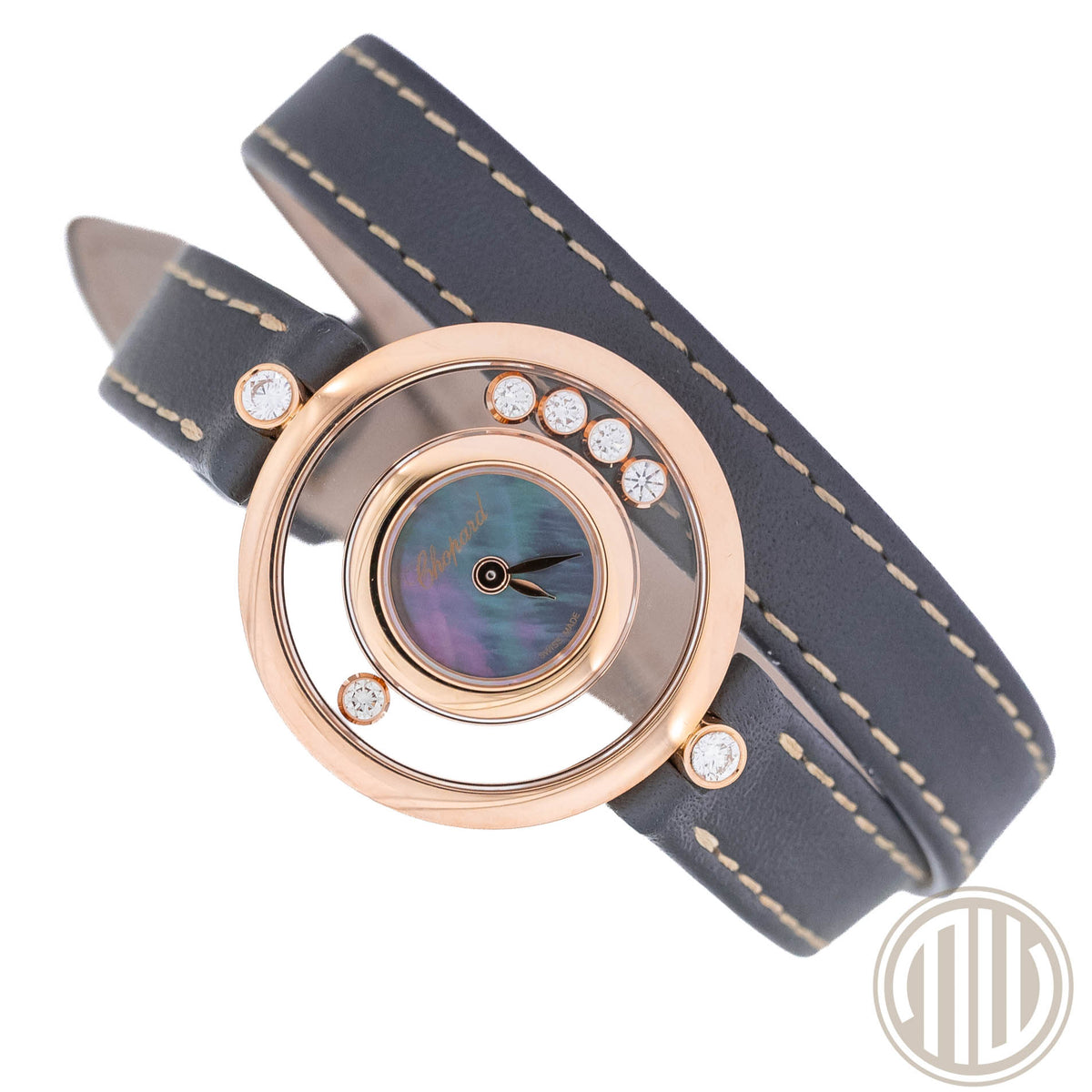 Chopard Happy Diamonds Icons 18kt Roségold | Tahitian Mother of Pearl Dial