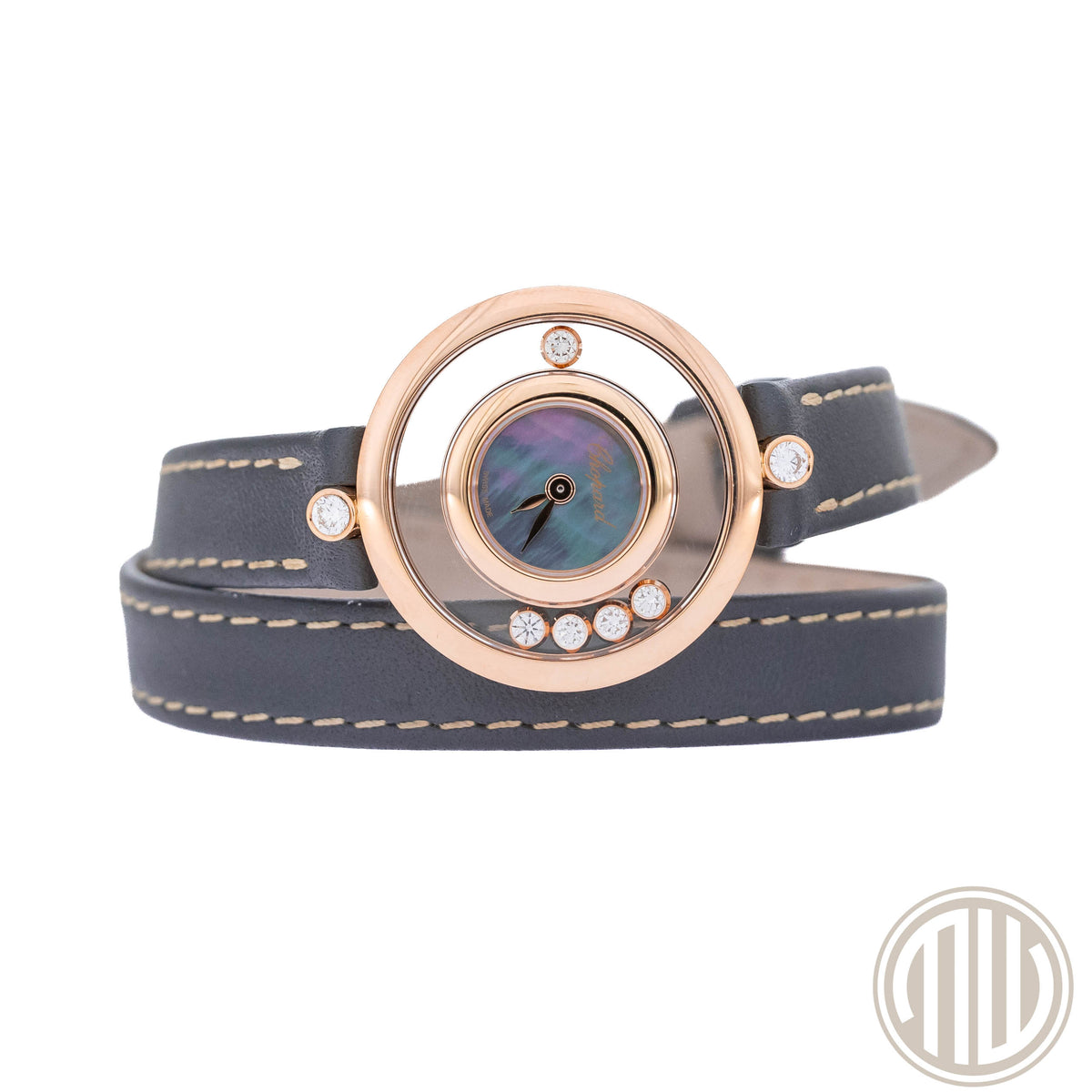Chopard Happy Diamonds Icons 18kt Roségold | Tahitian Mother of Pearl Dial