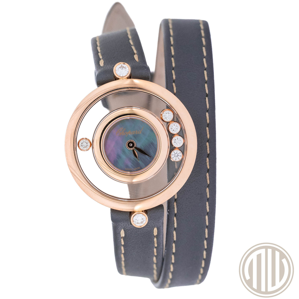 Chopard Happy Diamonds Icons 18kt Roségold | Tahitian Mother of Pearl Dial