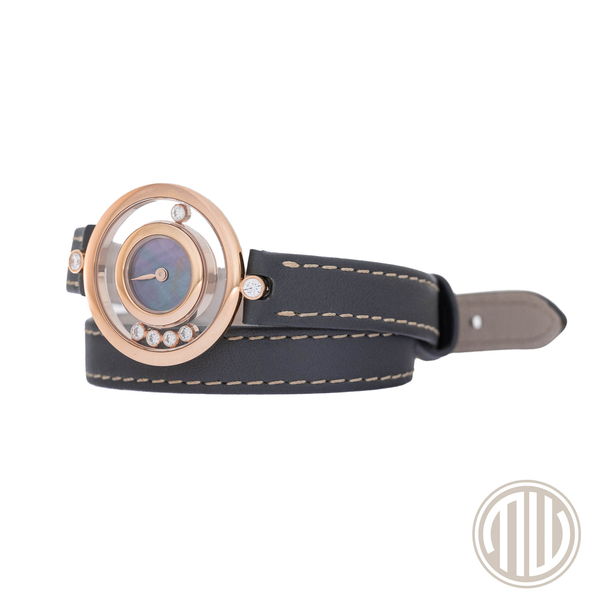 Chopard Happy Diamonds Icons 18kt Roségold | Tahitian Mother of Pearl Dial