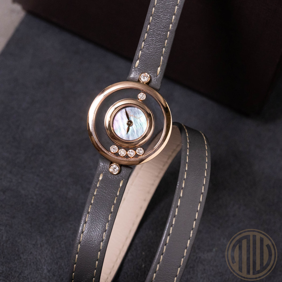 Chopard Happy Diamonds Icons 18kt Roségold | Tahitian Mother of Pearl Dial