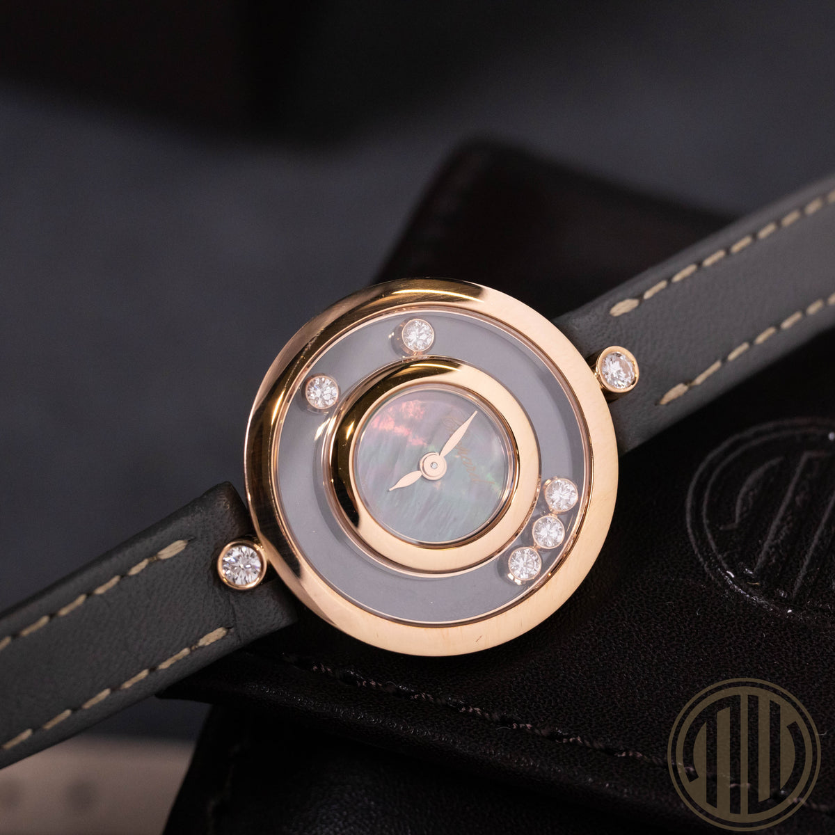 Chopard Happy Diamonds Icons 18kt Roségold | Tahitian Mother of Pearl Dial