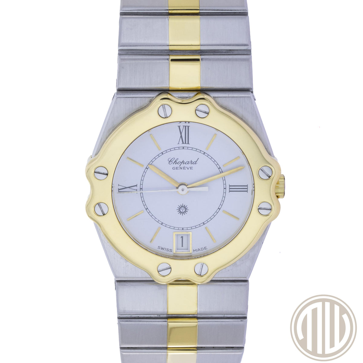 Chopard St. Moritz Gold | Big Size | Steel-Gold | Ref: 8047