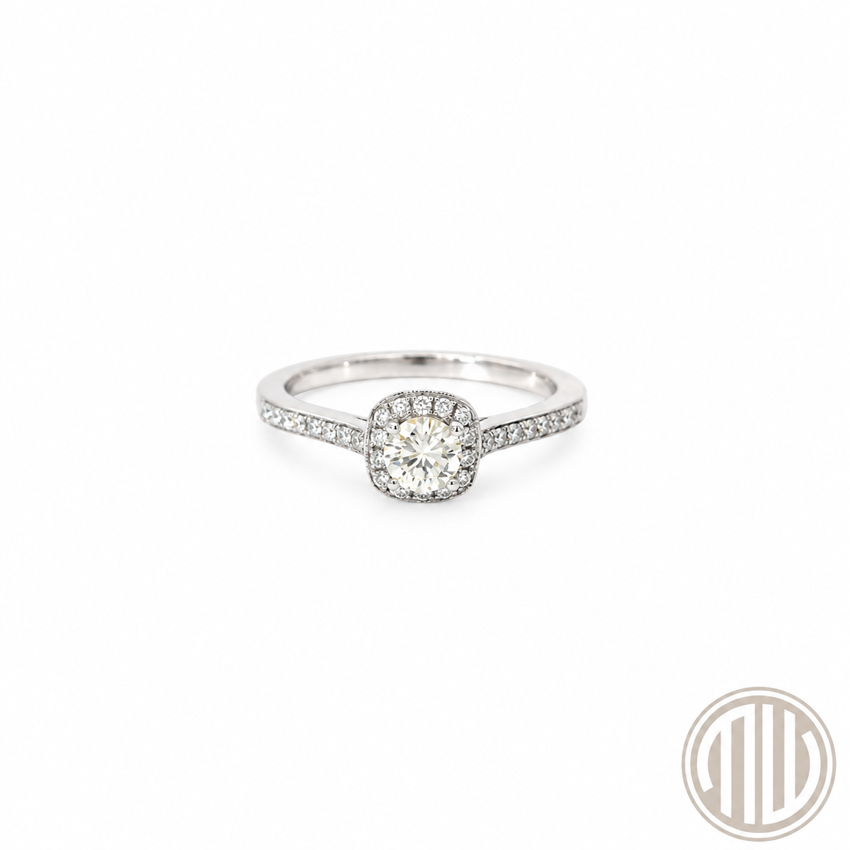 Diamant Ring 750 Weißgold