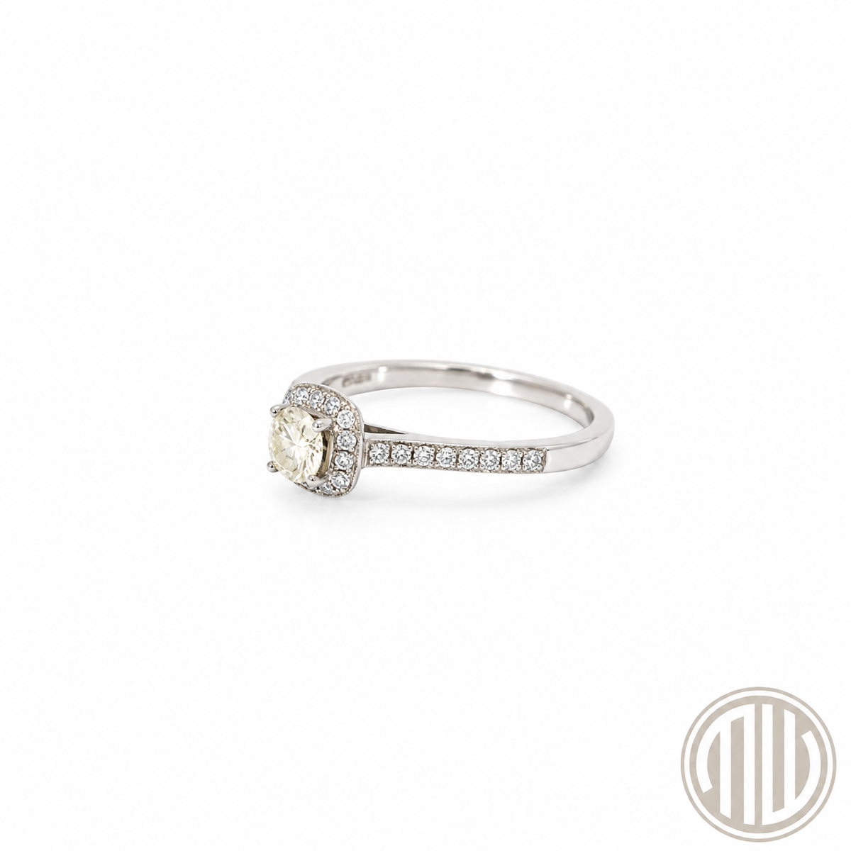 Diamant Ring 750 Weißgold