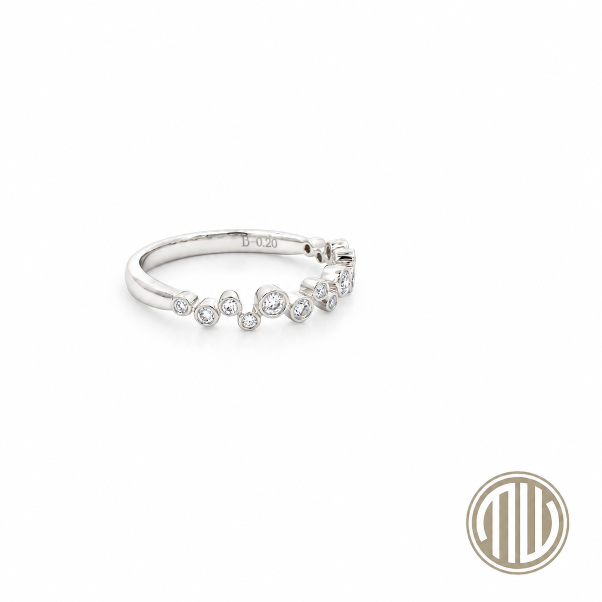 Diamant Ring 750 Weißgold