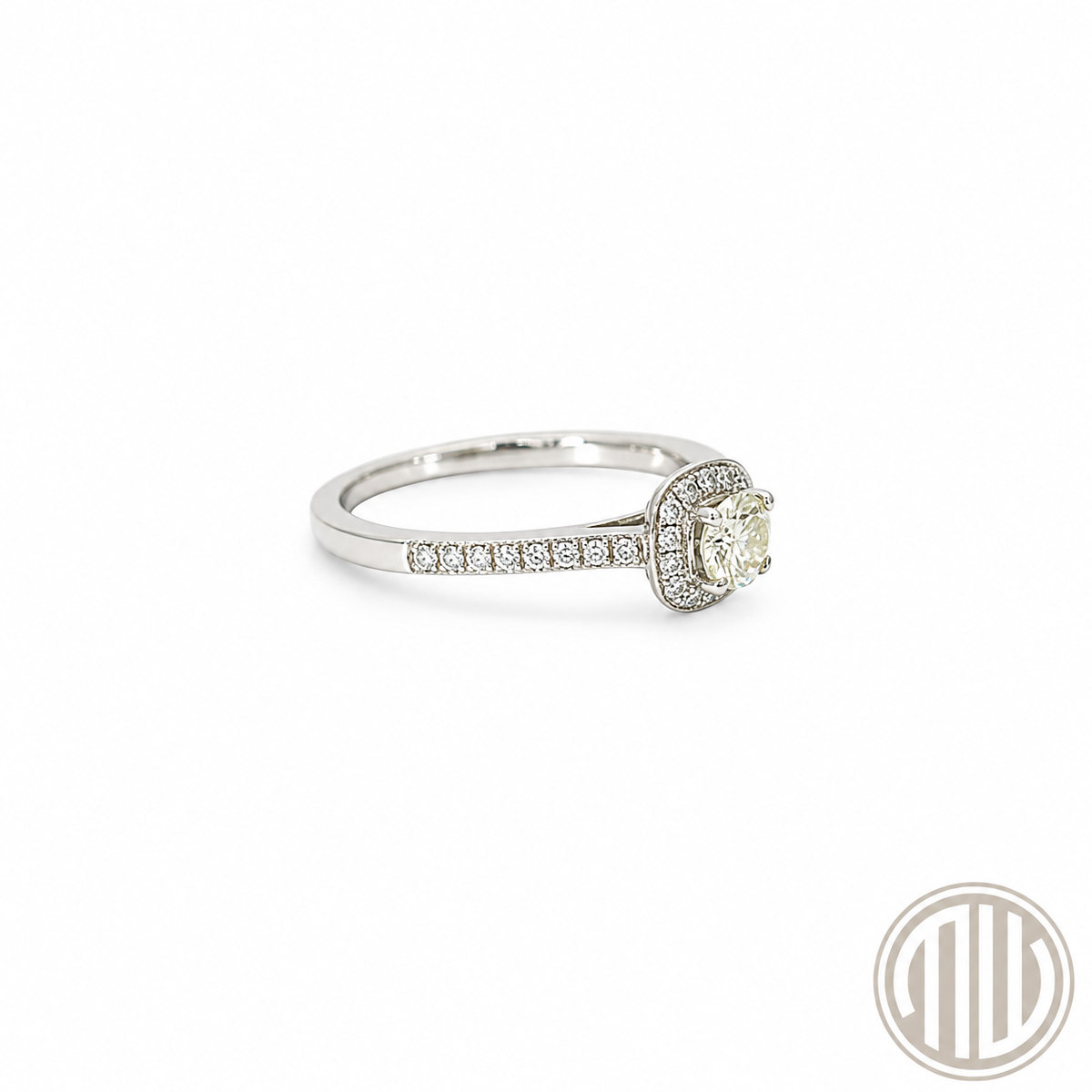 Diamant Ring 750 Weißgold