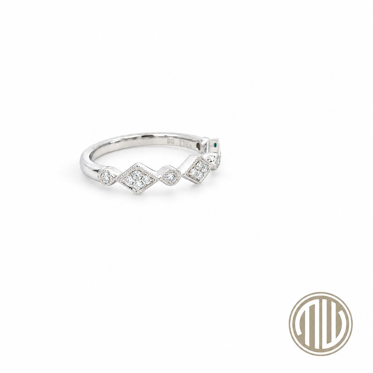 Diamant Ring 750 Weißgold 0.17ct