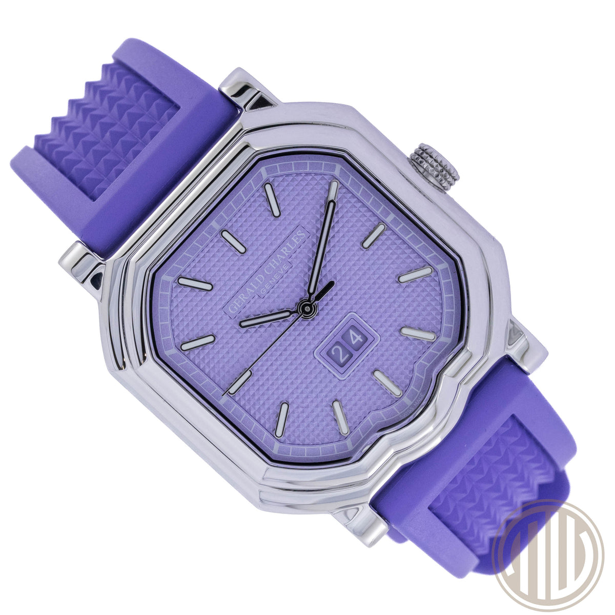 Gerald Charles Maestro GC19 Becker Limited Edition | Lavendel Clous-de-Paris-Muster | New