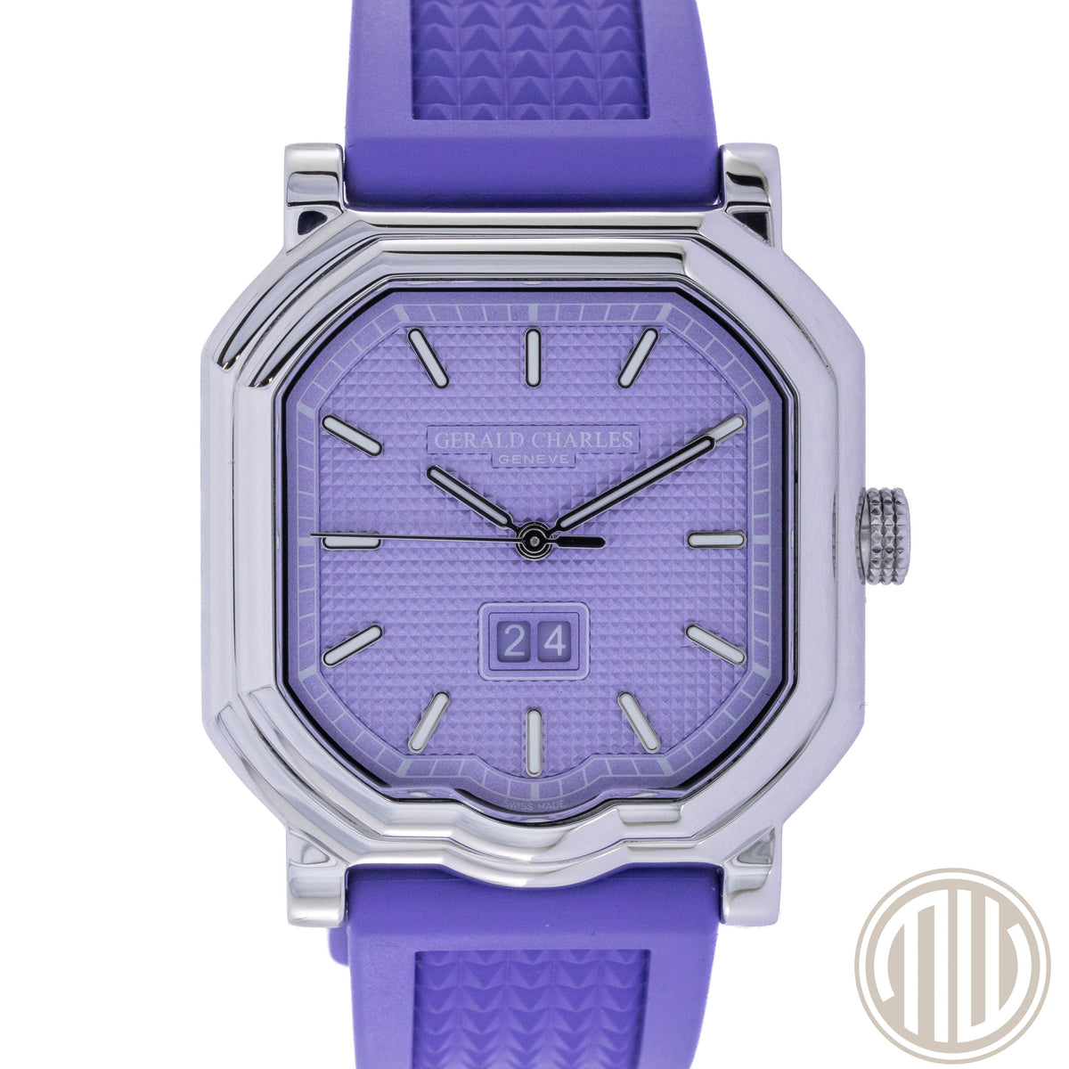 Gerald Charles Maestro GC19 Becker Limited Edition | Lavendel Clous-de-Paris-Muster | New