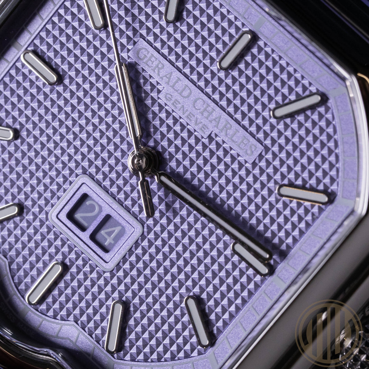 Gerald Charles Maestro GC19 Becker Limited Edition | Lavendel Clous-de-Paris-Muster | New