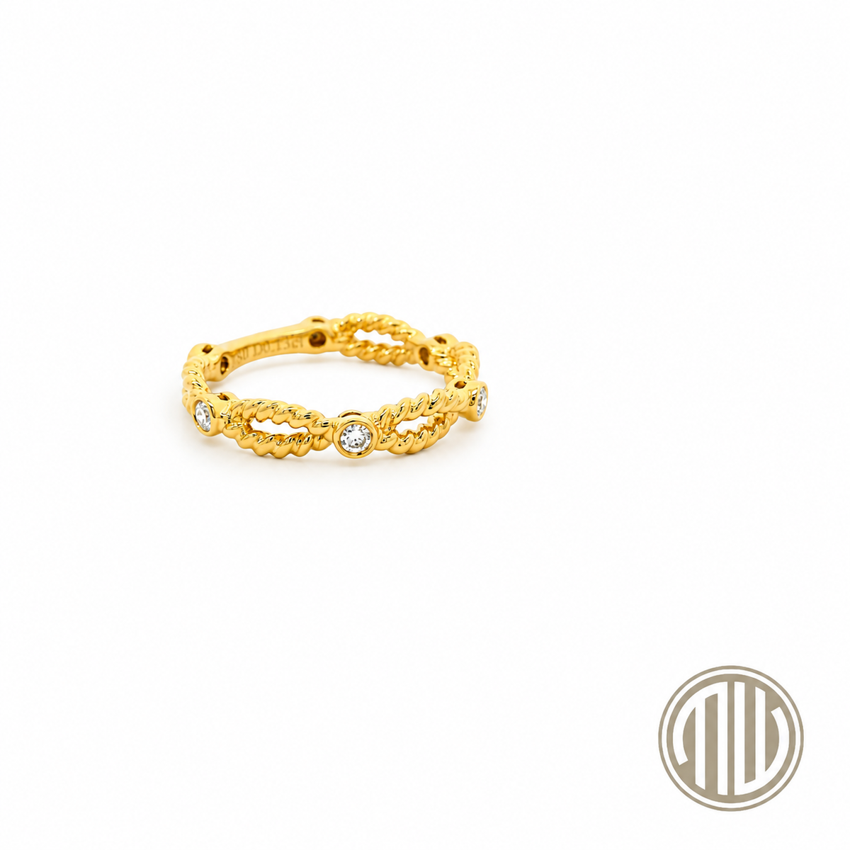 Diamant Ring 750 Gelbgold 0.13ct