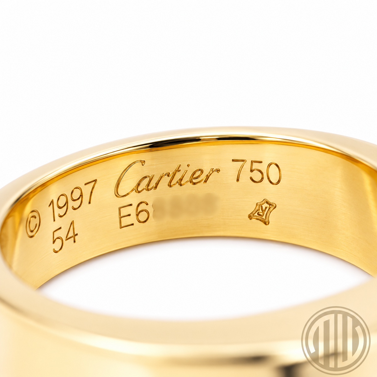 Cartier Tank Ring 750 Gelbgold | Amethyst