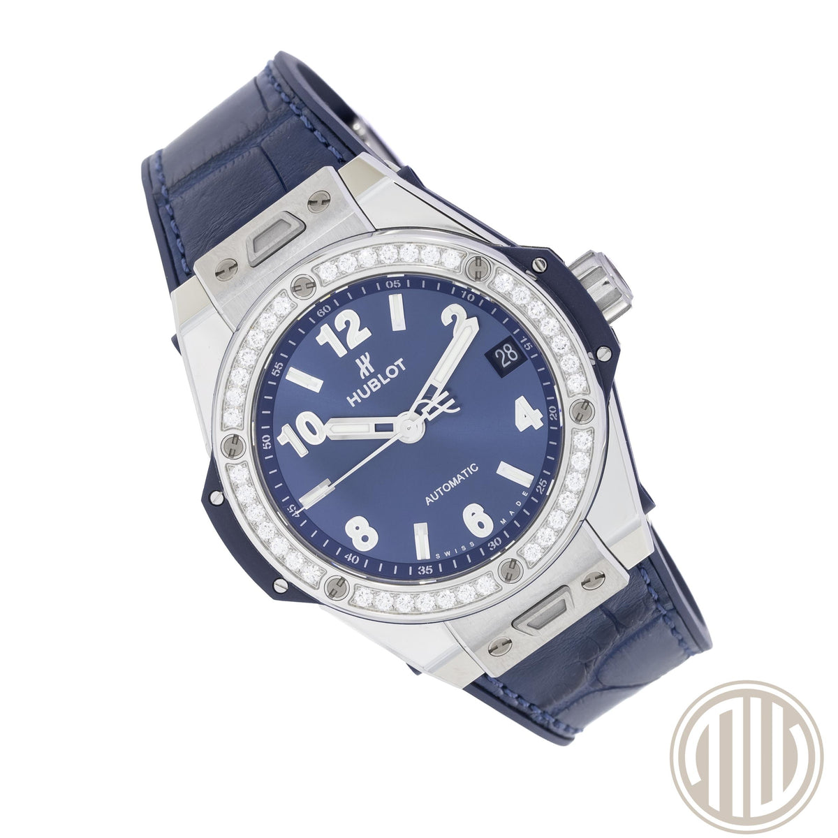 Hublot Big Bang  One Click Blue Dial | Diamond Bezel | Steel