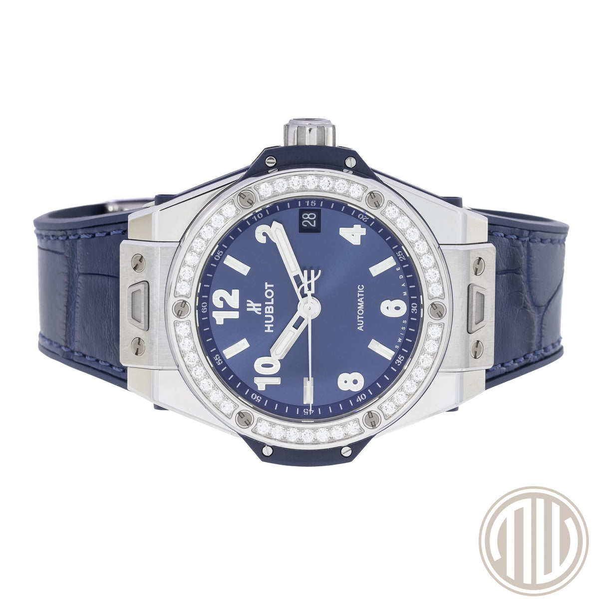 Hublot Big Bang  One Click Blue Dial | Diamond Bezel | Steel