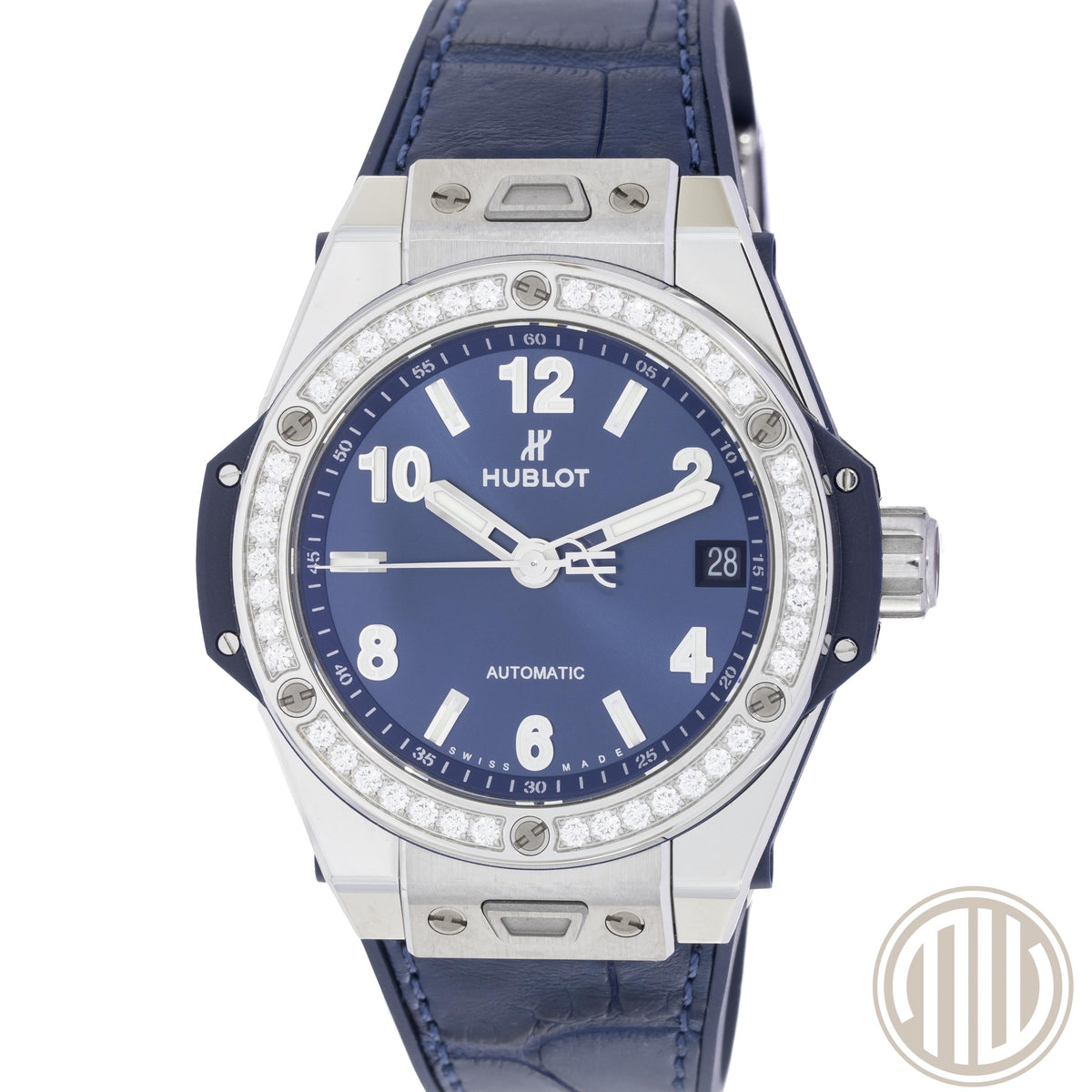 Hublot Big Bang  One Click Blue Dial | Diamond Bezel | Steel