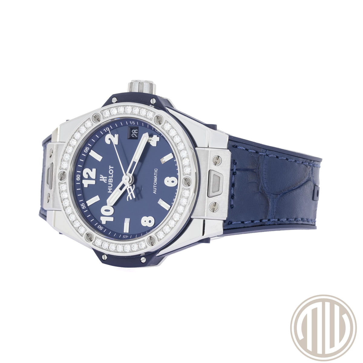 Hublot Big Bang  One Click Blue Dial | Diamond Bezel | Steel