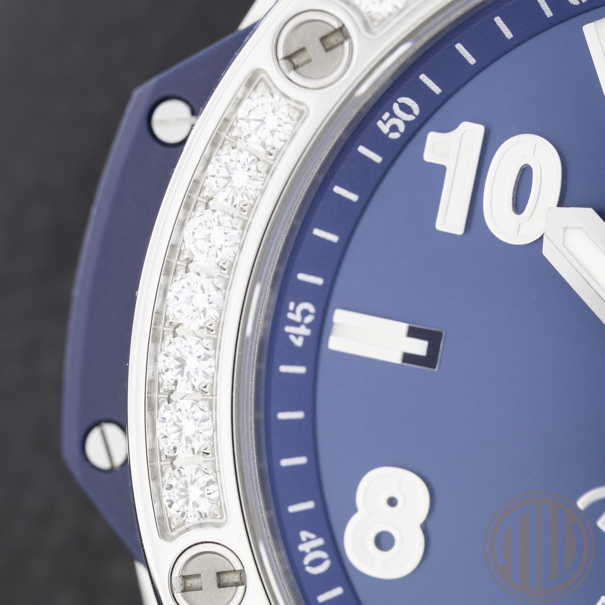 Hublot Big Bang  One Click Blue Dial | Diamond Bezel | Steel