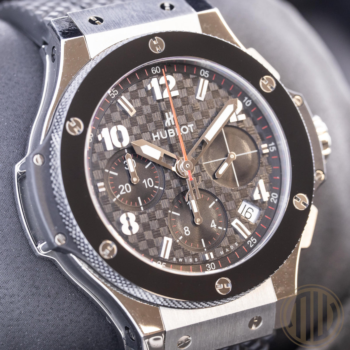 Hublot Big Bang 41 mm Chronograph | Original Steel-Ceramic | Carbon-Motiv | Box and Papers | 2020