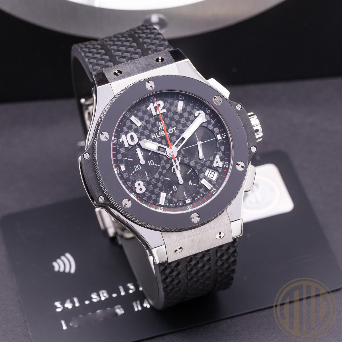 Hublot Big Bang 41 mm Chronograph | Original Steel-Ceramic | Carbon-Motiv | Box and Papers | 2020