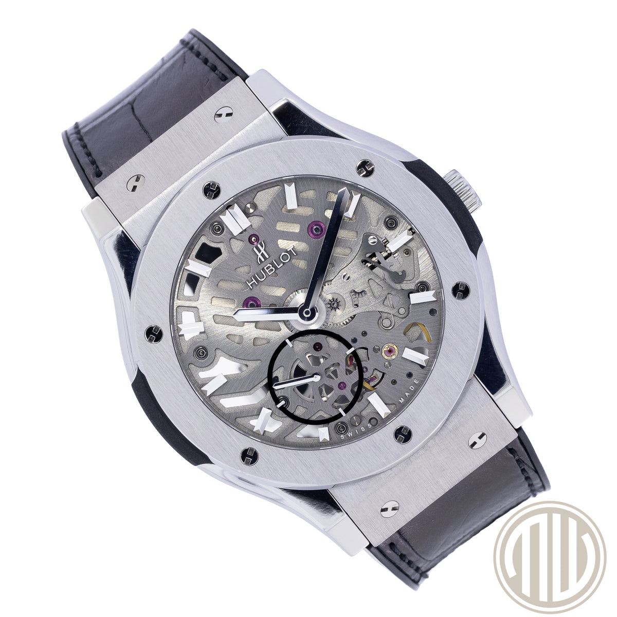 Hublot Classic Fusion Ultra-Thin Titan | Skeleton | Box and Papers | 2018