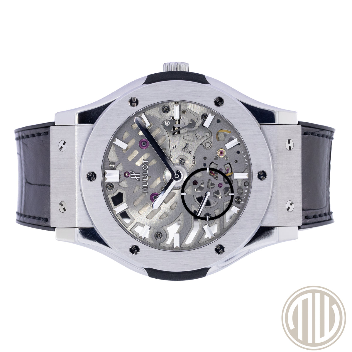 Hublot Classic Fusion Ultra-Thin Titan | Skeleton | Box and Papers | 2018