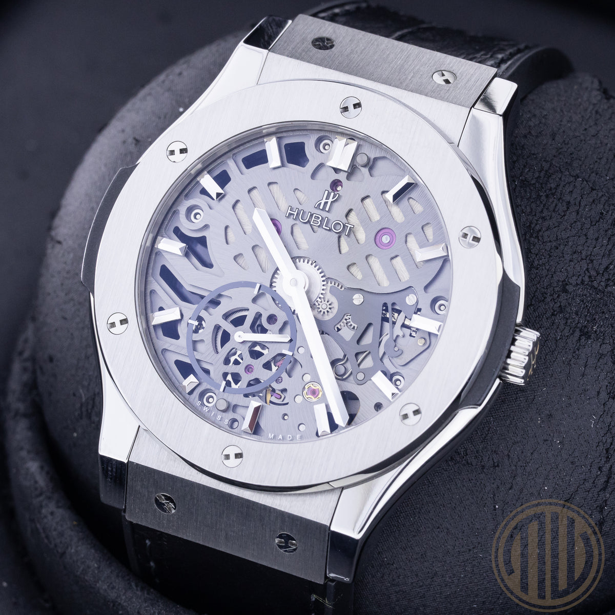 Hublot Classic Fusion Ultra-Thin Titan | Skeleton | Box and Papers | 2018