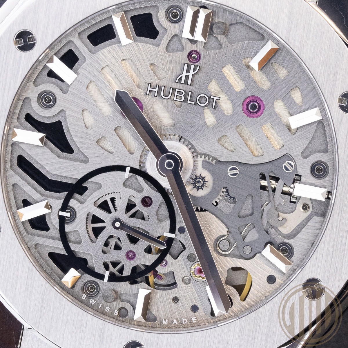 Hublot Classic Fusion Ultra-Thin Titan | Skeleton | Box and Papers | 2018