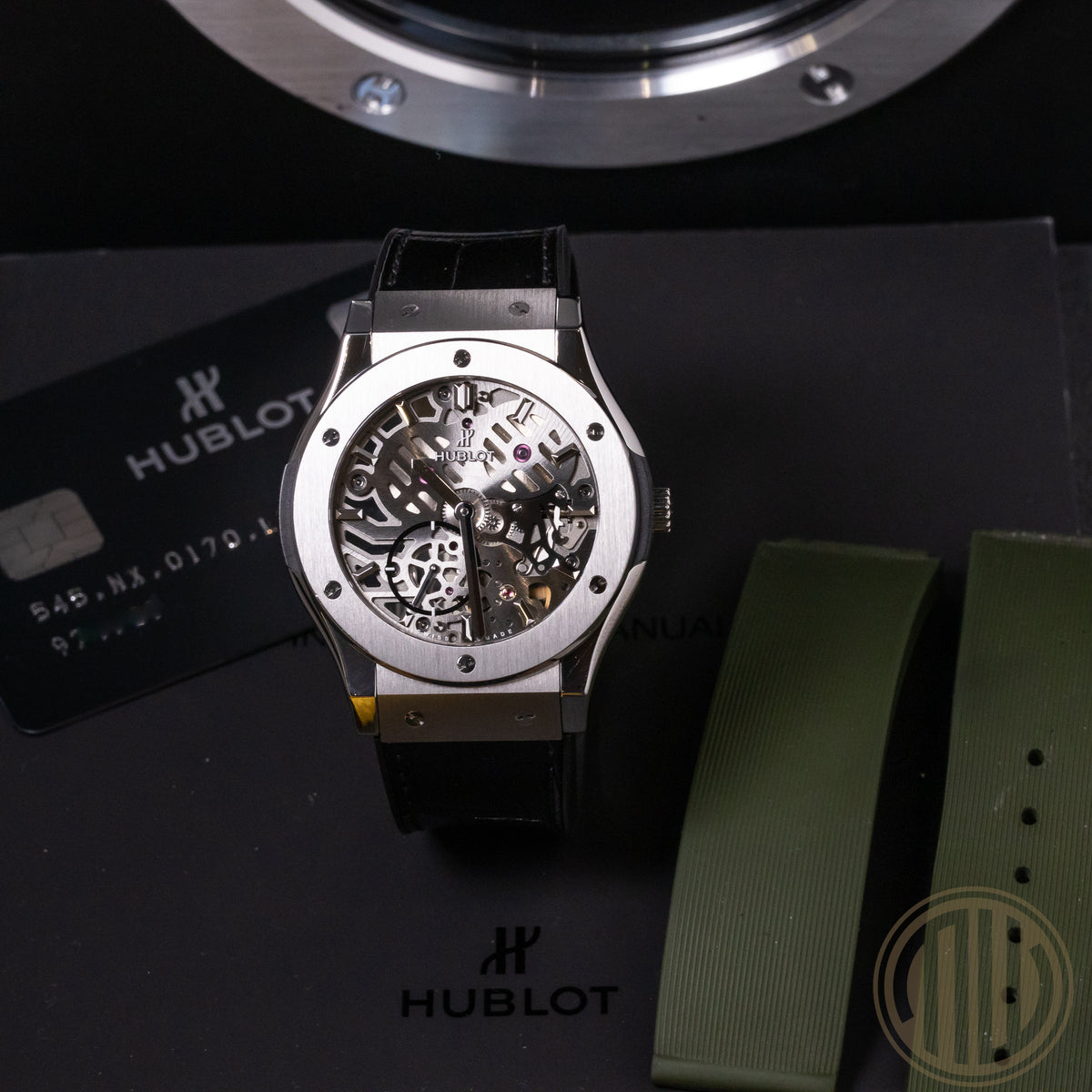 Hublot Classic Fusion Ultra-Thin Titan | Skeleton | Box and Papers | 2018